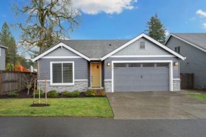 Modern sub-urban house