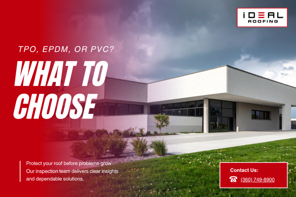 TPO, EPDM, or PVC