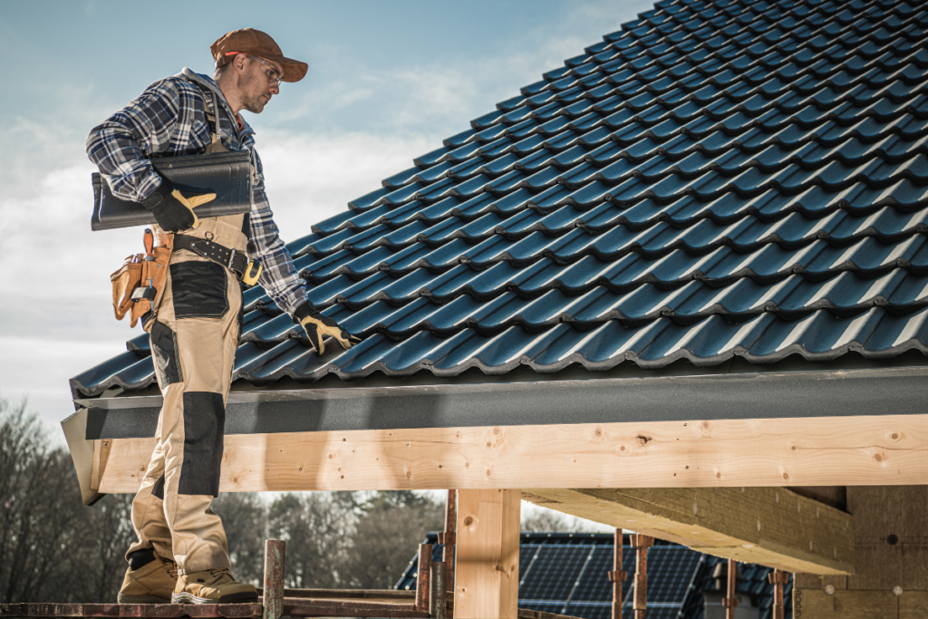 Roofer planning for a roofing repair