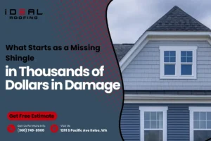 Missing Shingle Can End in Thousands of Dollars in Damage
