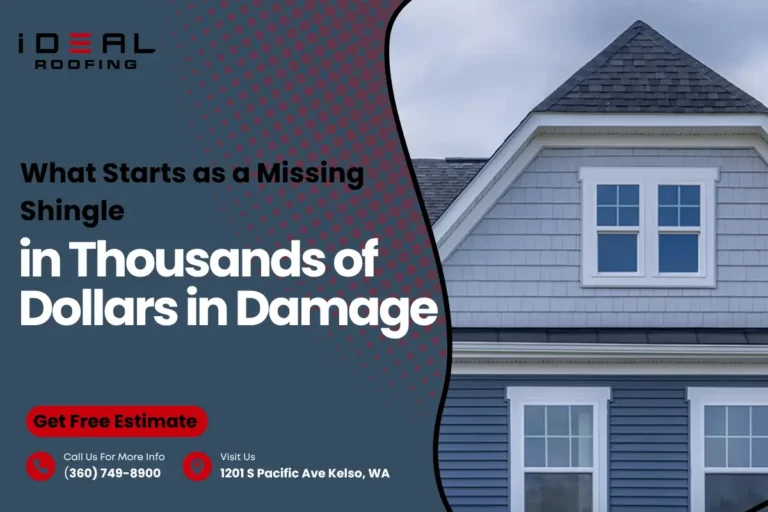 Missing Shingle Can End in Thousands of Dollars in Damage