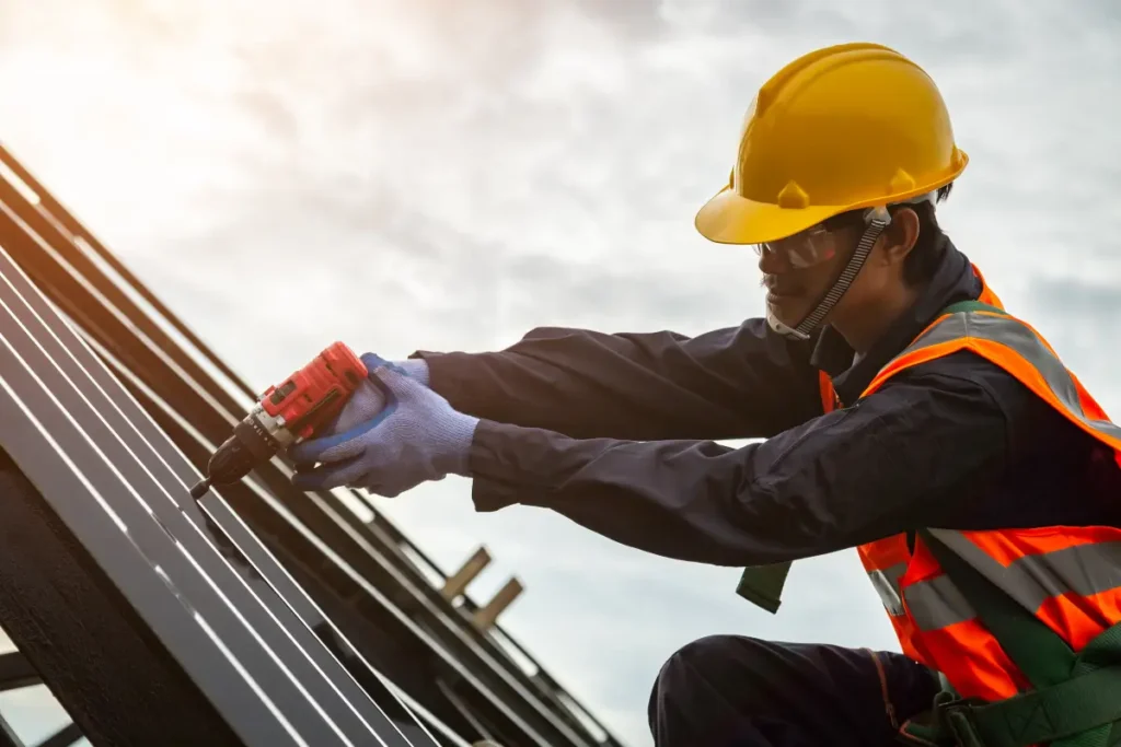 protect roof before damage spread
