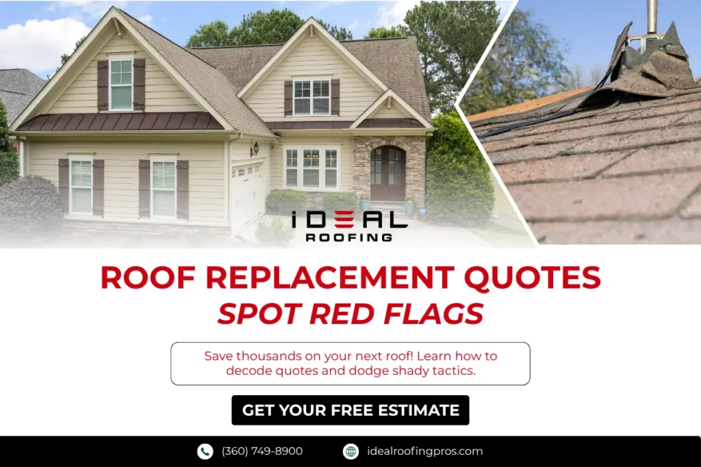 Suburban home alongside damaged roof shingles.